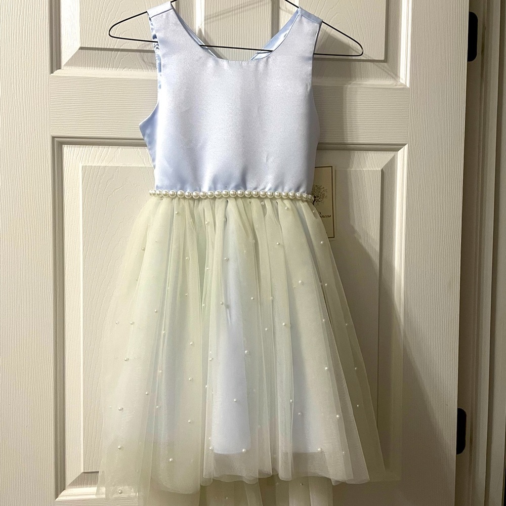 🔥 FIRE FLASH Celebration Weekend SALE!! - Blue pearls dress